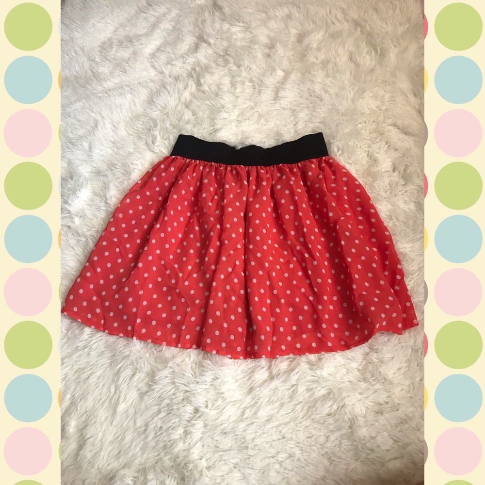Red Polka Dot Skirt